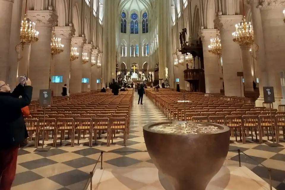 Guided Tour of Notre Dame District with Crypt Entry & App Based Audioguided Tour