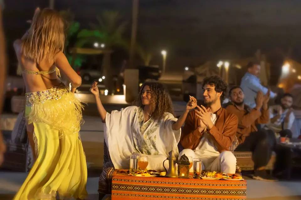 Dubai Caravanserai Desert Safari with Dinner and Dune Bashing Tour