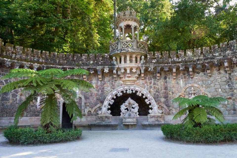 Guardians' Portal at Quinta da Regaleira in Sintra, Portugal
