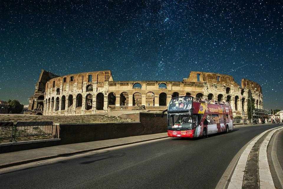 City Sightseeing: Rome Panoramic Night Bus Tour