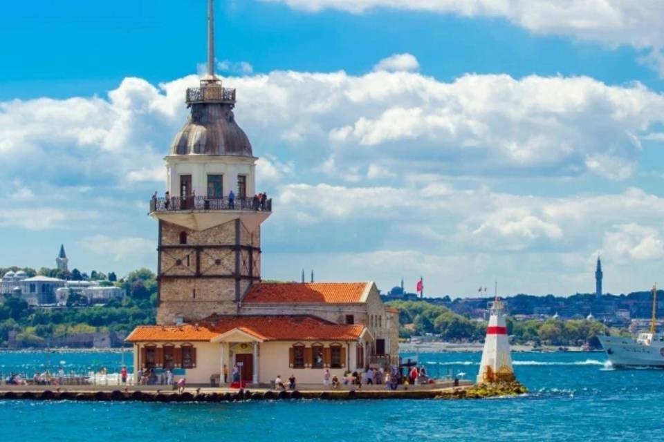 Bosphorus Cruise, Golden Horn Bus Tour and Cable Car Half Day Guided Small Group Tour with Pick up & All Tickets