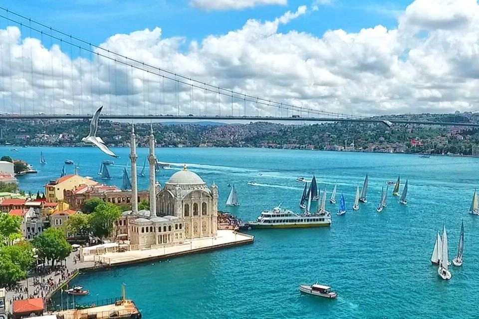 Bosphorus Cruise, Golden Horn Bus Tour and Cable Car Half Day Guided Small Group Tour with Pick up & All Tickets