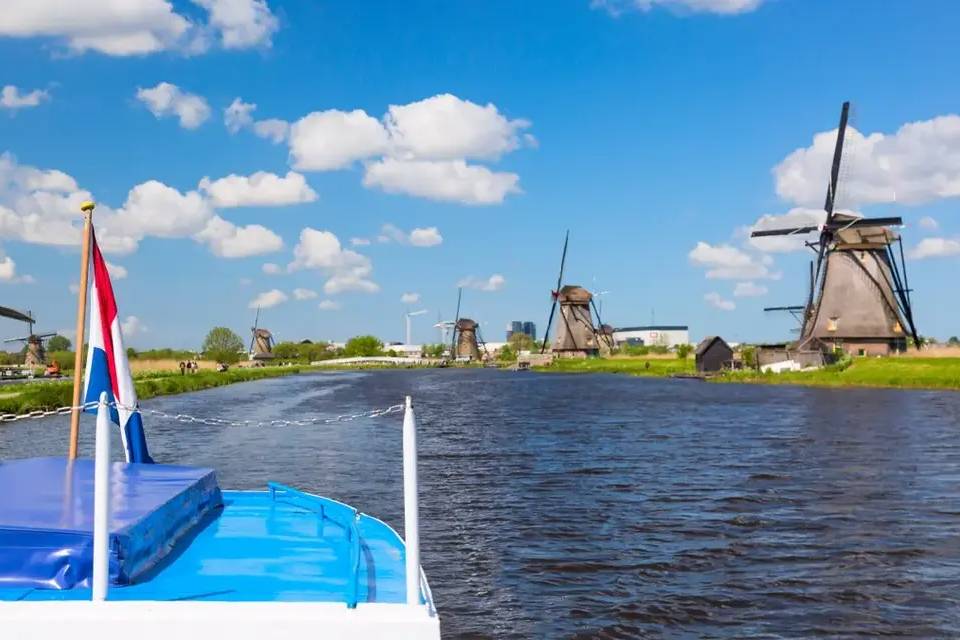 Keukenhof, Tulip Farm and Windmill Cruise