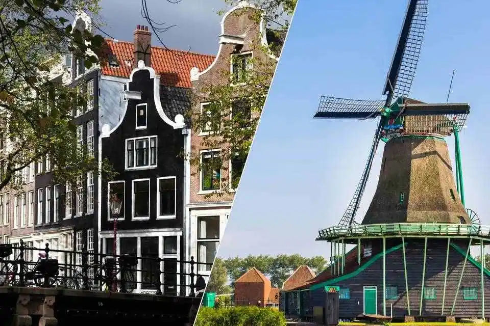 Keukenhof Ticket and Transfer with Volendam, Marken & Windmill Day Trip