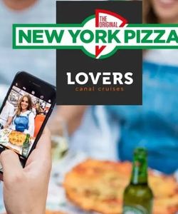 LOVERS Canal Cruise Including New York Pizza 