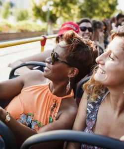 City Sightseeing: Madrid Panoramic Bus with Guided Walking Tour (Essential)