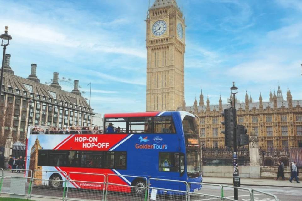 Golden Tours: London Hop-On, Hop-Off Bus Tour with Tastecard