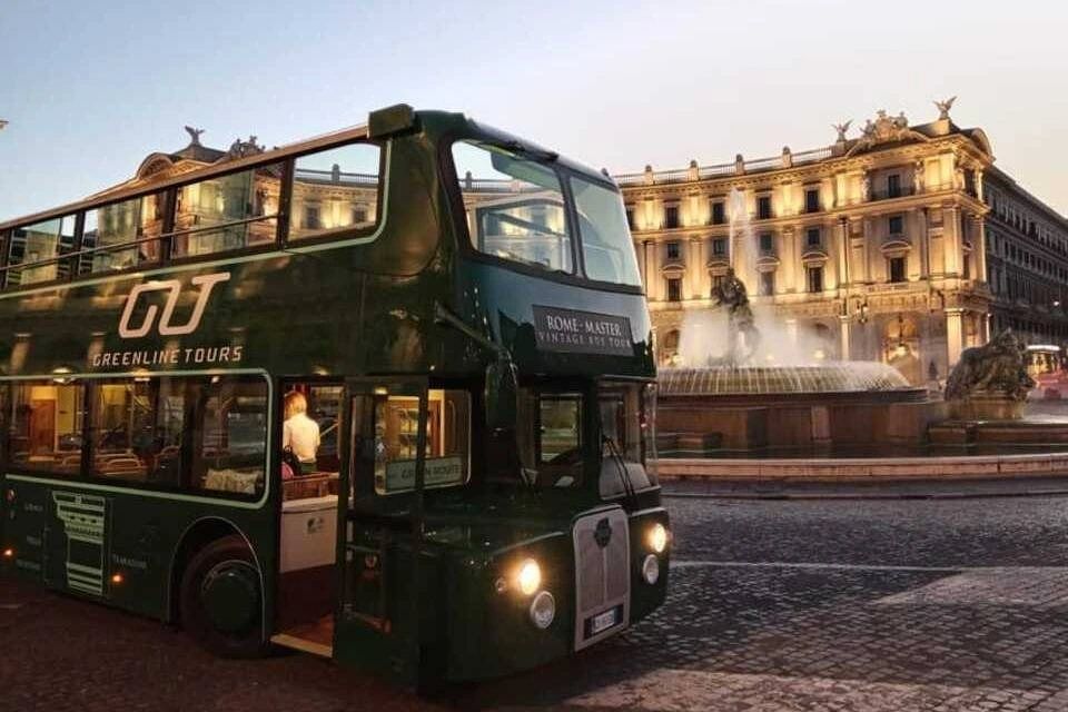 GreenLine Tours: Rome Night Time Open-Top Bus Tour