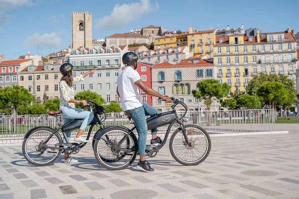 Lisbon E-Bike Tour Commerce Square, Mouraria and Alfama