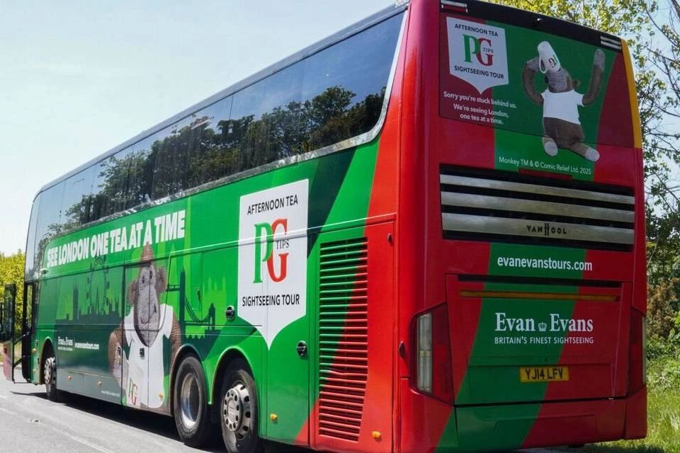 Afternoon Panoramic Tea Sightseeing Tour with PG Tips
