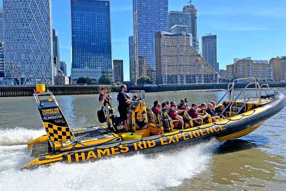 Thames Rib Barrier Boat Experience