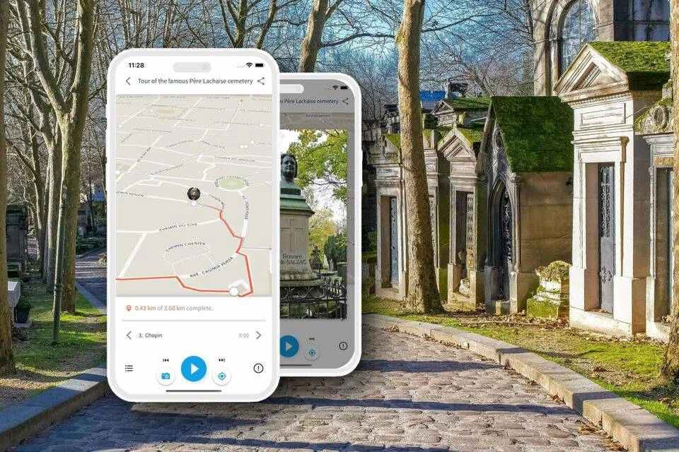 Pere-Lachaise Cemetery Tour with Audio Guide App