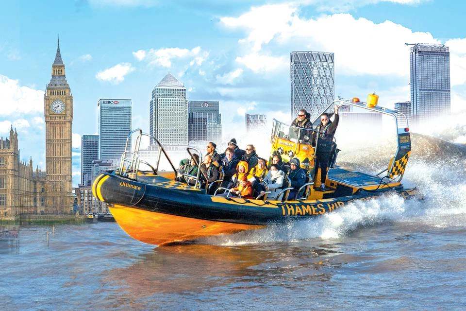 Thames Rib Canary Wharf High Speed Boat Experience