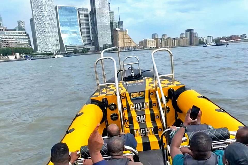 Thames Rib Canary Wharf High Speed Boat Experience
