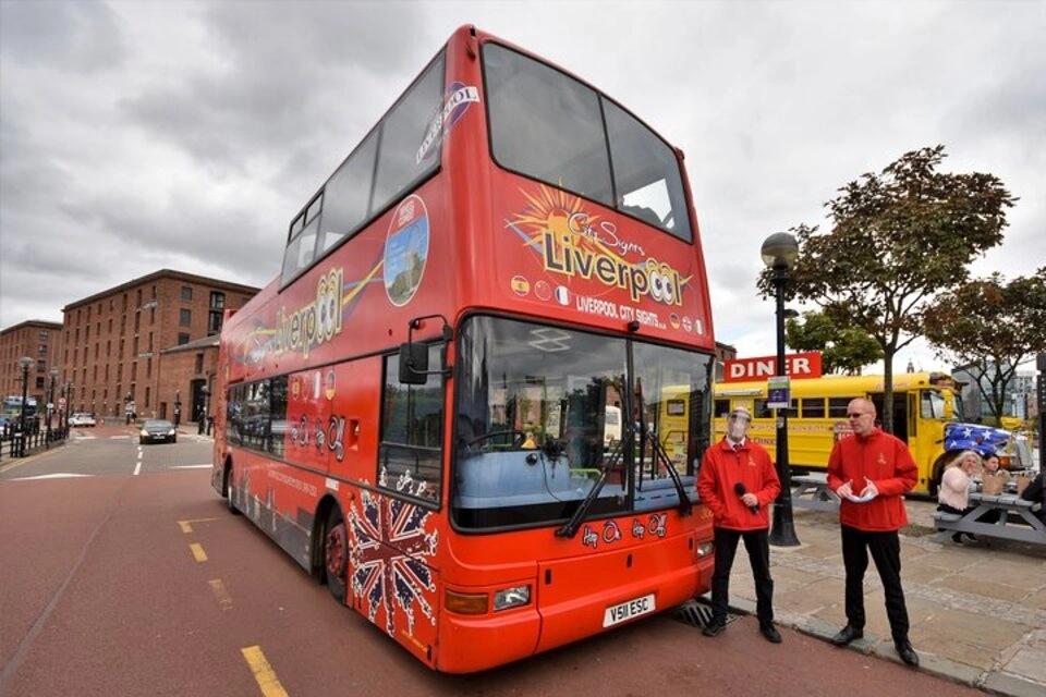 Liverpool City Sights: Red Route Hop-On, Hop-Off Bus Ticket