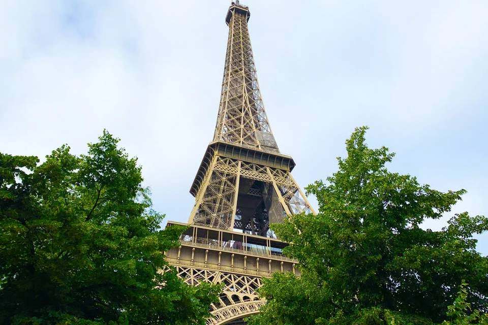 Paris Night City Tour in Open Top Bus and Eiffel Tower 2nd/ 3rd Floor Reserved Access