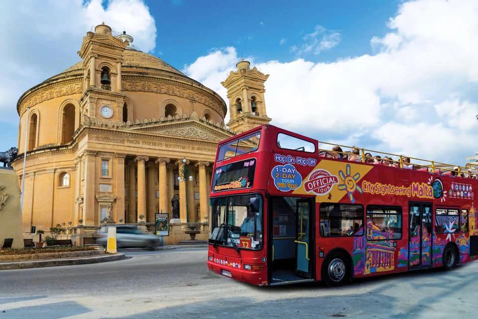 City Sightseeing: Malta 1 Day Hop-On, Hop-Off with Harbour Cruise