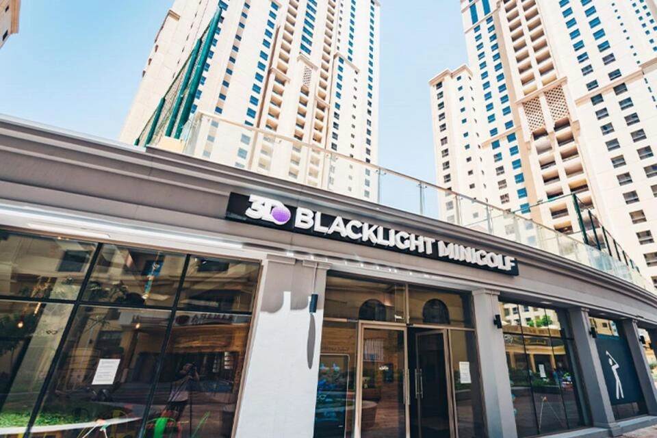 3D Blacklight Minigolf Dubai Entrance Ticket