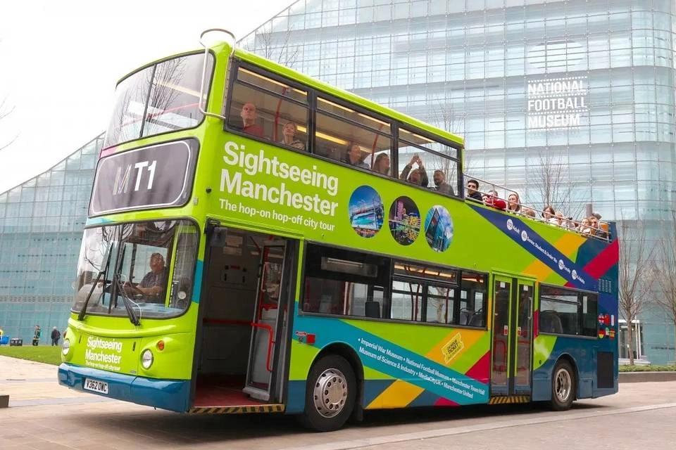 Sightseeing Bus Tours: 2-Days Manchester Hop-On, Hop-Off Ticket