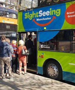 Sightseeing Bus Tours: 2-Days Manchester Hop-On, Hop-Off Ticket