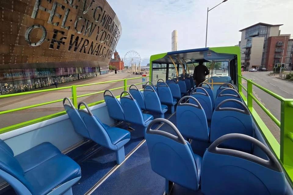 Sightseeing Bus Tours: 2-Days Cardiff Hop-On, Hop-Off Ticket