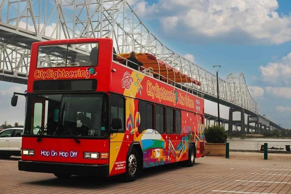 City Sightseeing: New Orleans Hop-On, Hop-Off with Garden District & French Quarter Walking Tour