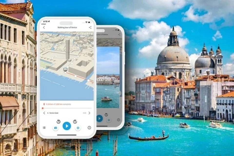Venice City Walking Tour with Audioguide App