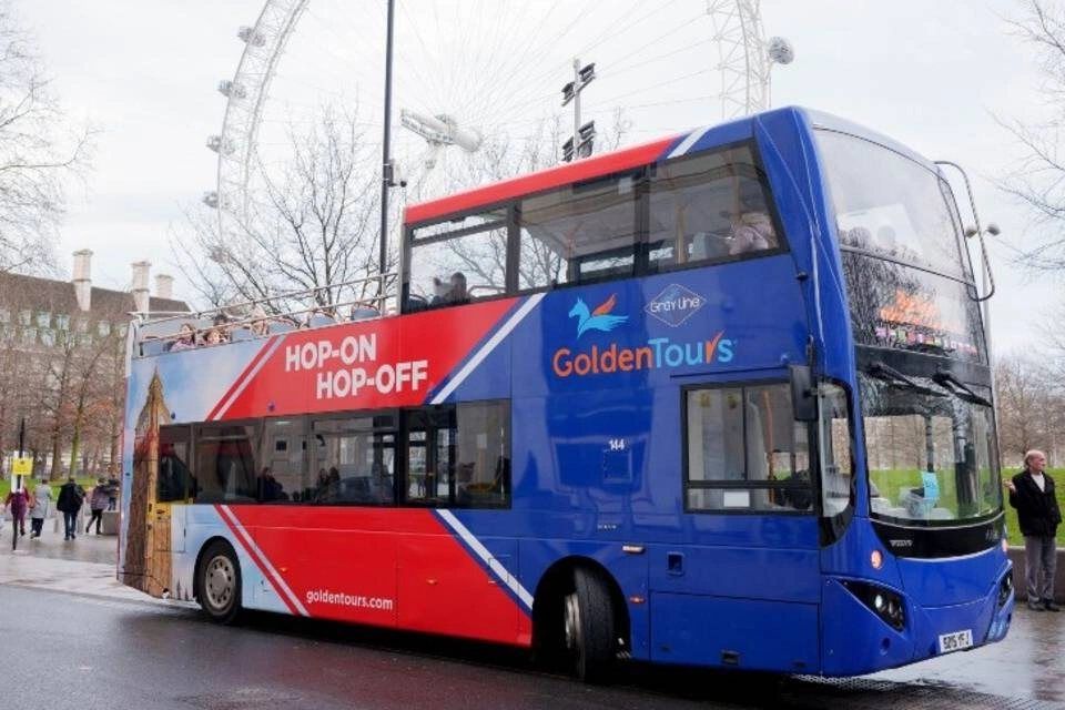 Golden Tours: London and Windsor Hop-On, Hop-Off Combo Ticket