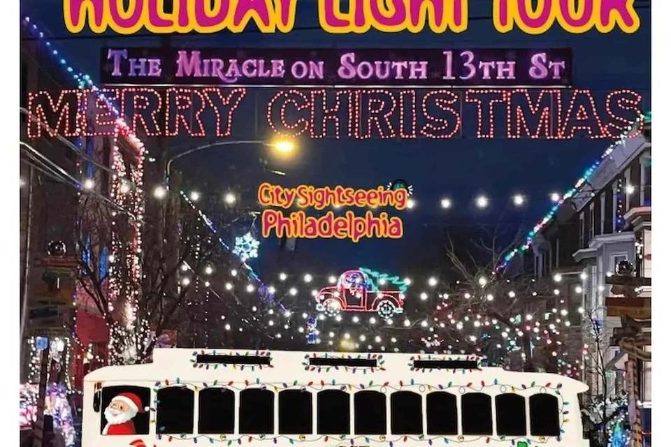 City Sightseeing: Philadelphia Holiday Lights Tour Ticket