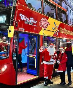 Uber Boat by Thames Clippers: Christmas Lights Tour (Bus and Boat)