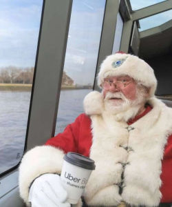 Uber Boat by Thames Clippers: Christmas Lights Tour (Bus and Boat)
