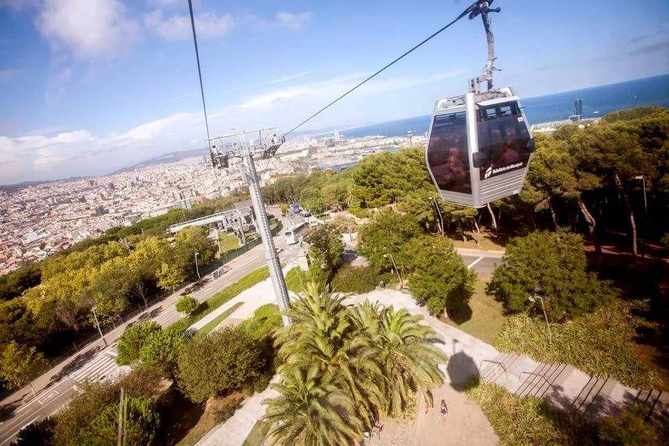 Montjuic Cable Car Ticket and Castle Tour