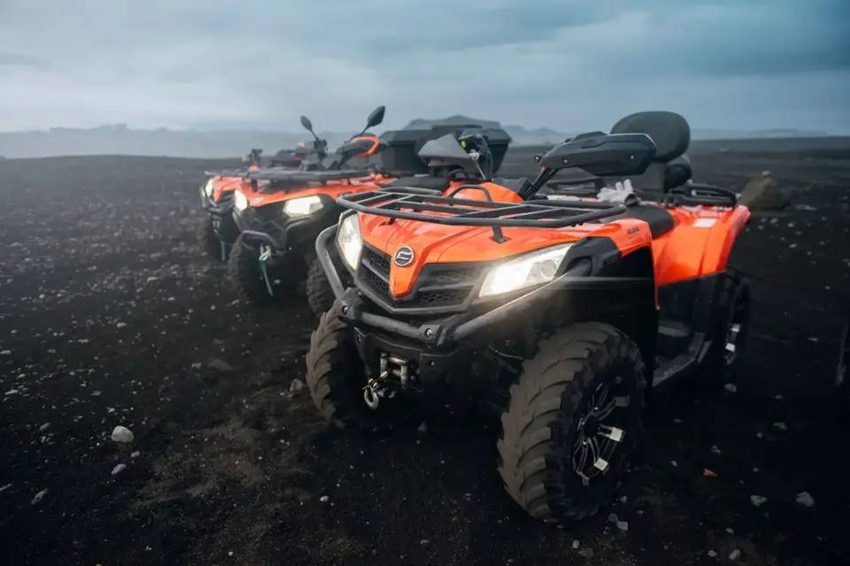 ATV Quad Express Tour on Solheimasandur