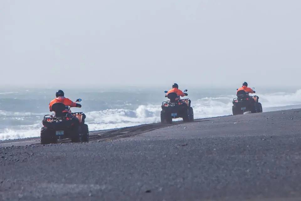 ATV Quad Express Tour on Solheimasandur
