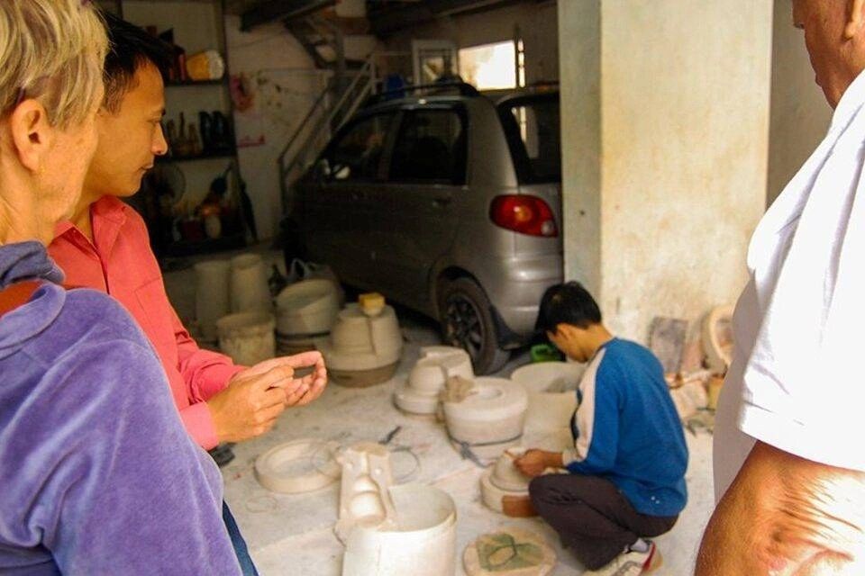 Half-Day Hands-on Pottery Workshop at Bat Trang