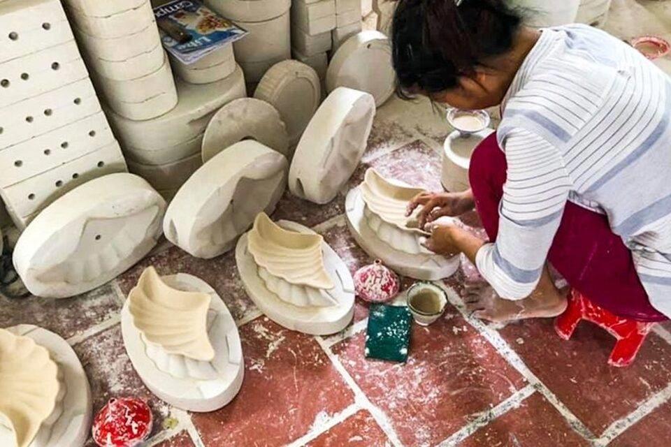 Half-Day Hands-on Pottery Workshop at Bat Trang