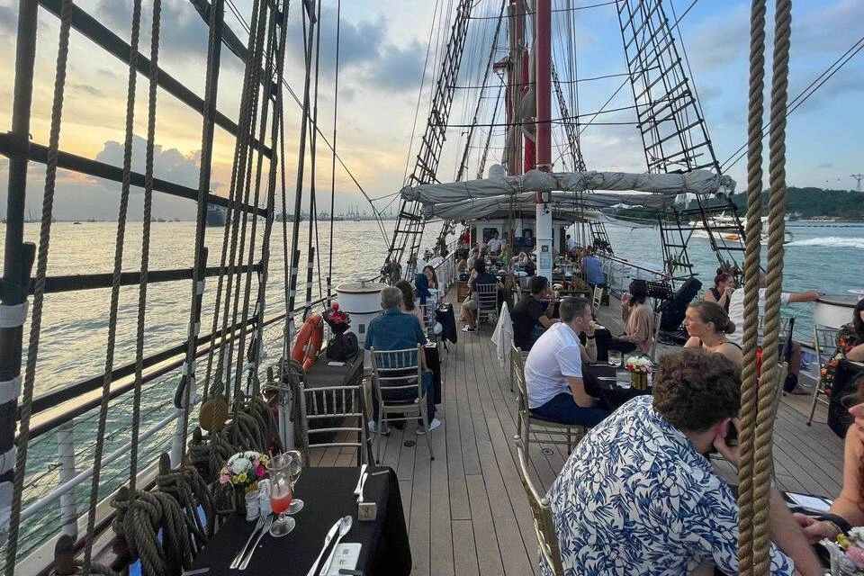 Tall Ship: Royal Albatross New Year's Eve Dinner Cruise