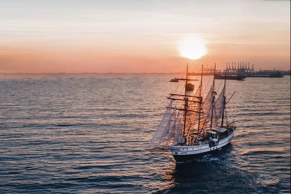 Tall Ship: Christmas Sunset Cruise