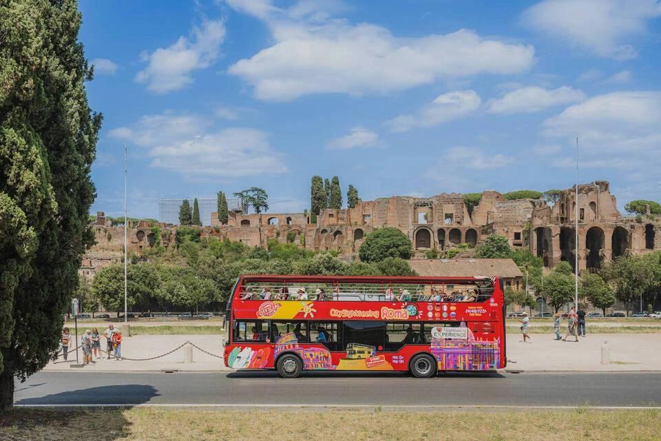 City Sightseeing: Castle Sant'Angelo and Rome Hop-On, Hop-Off Bus Tour