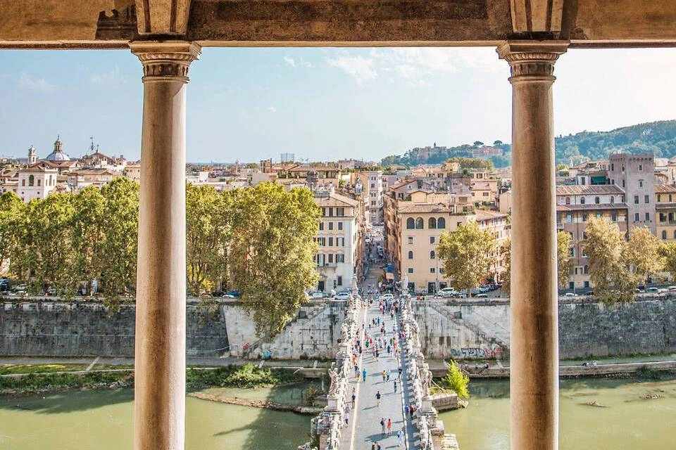 City Sightseeing: Castle Sant'Angelo and Rome Hop-On, Hop-Off Bus Tour