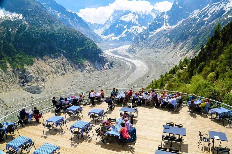 Panoramic Chamonix Aiguille du Midi Mer de Glace