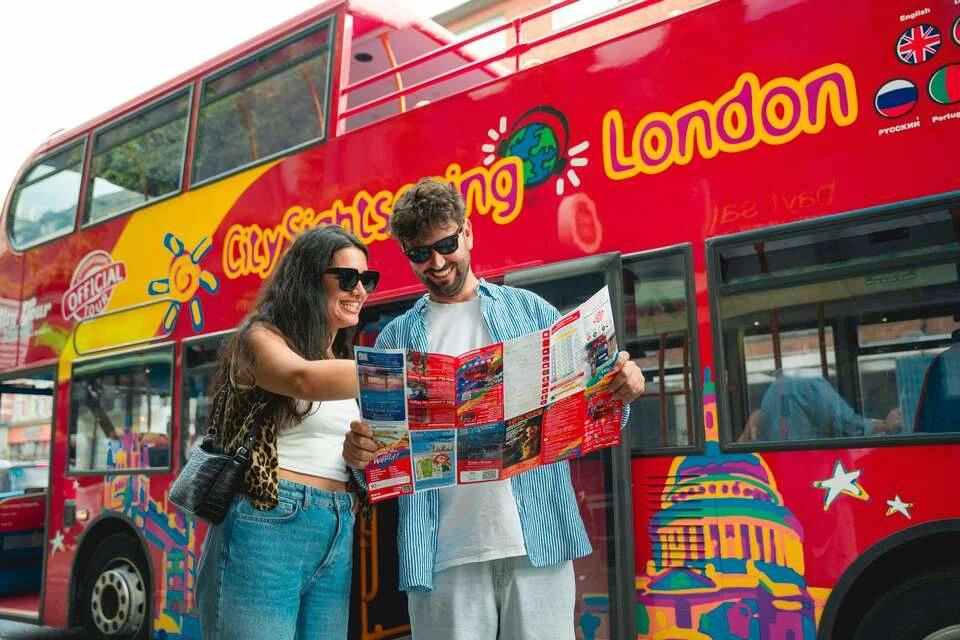 Uber Boat by Thames Clippers: Single Journey + City Sightseeing London Hop-On, Hop-Off Bus Tour (1 Day)