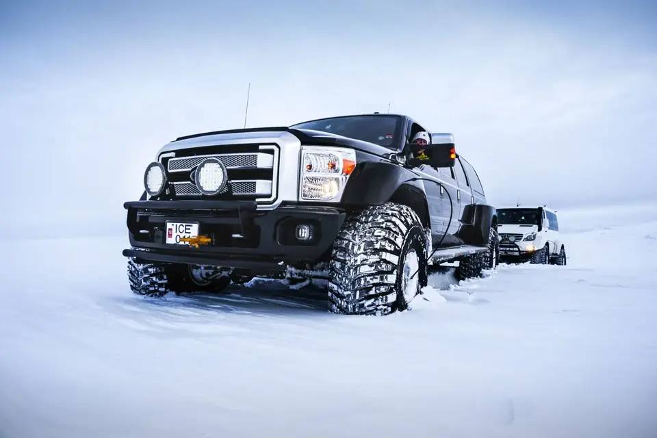 Golden Circle Super Jeep and Snowmobile Tour