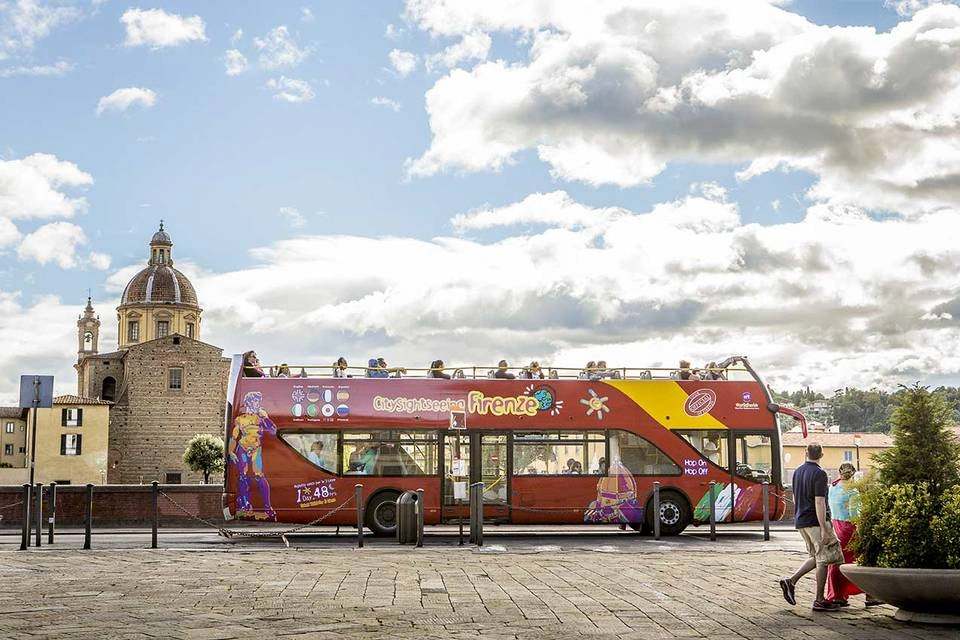City Sightseeing:  Florence Hop-On, Hop-Off Bus & Uffizi Gallery Guided Tour