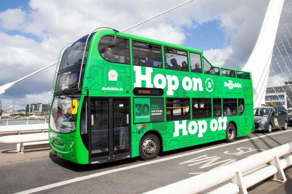 DoDublin: Dublin 24 Hours Hop-On, Hop-Off with Dublin Express Single Journey