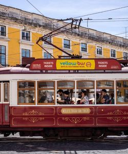 Yellow Bus: Lisbon Hop-On, Hop-Off Bus with Hill Tramcar