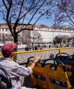 Yellow Bus: Lisbon Hop-On, Hop-Off Bus with Hill Tramcar