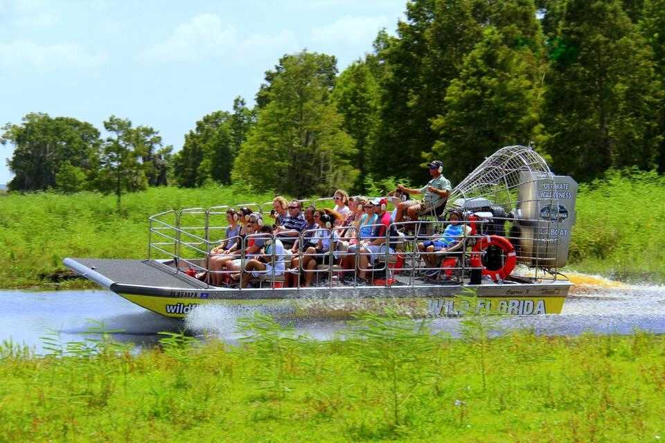 Airboat Ride at Wild Florida with Roundtrip Transportation