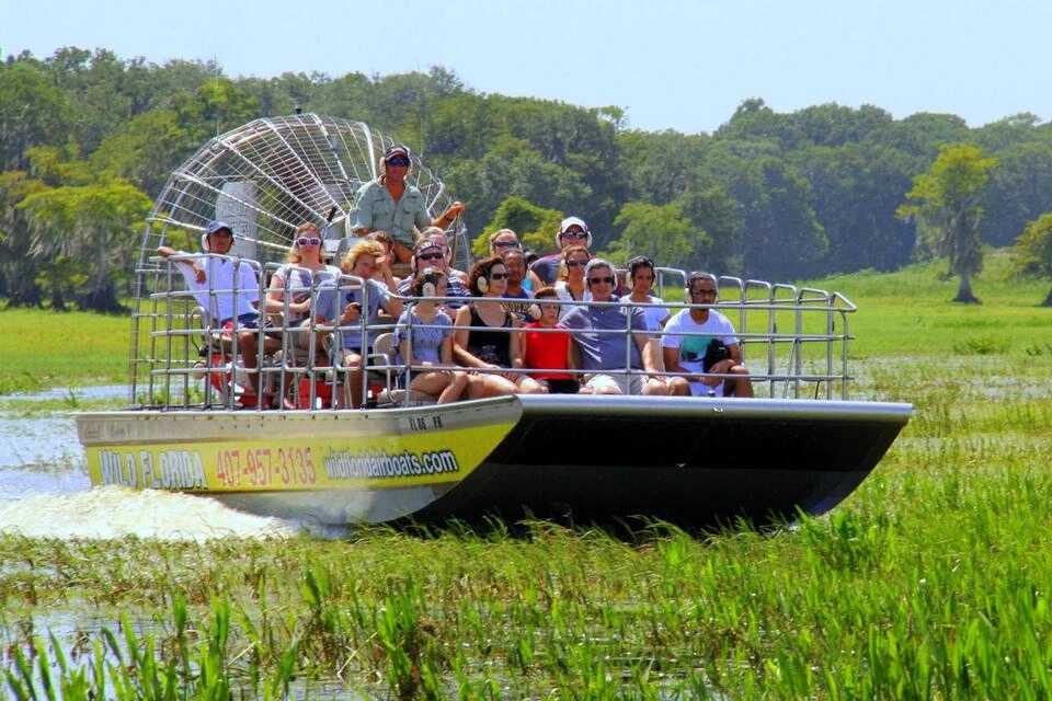 Airboat Adventure Package at Wild Florida with Roundtrip Transportation