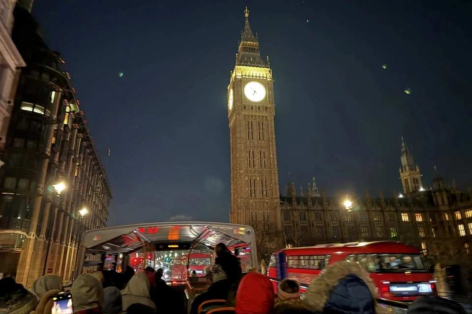 Golden Tours: London By Night Open Top Bus Tour
